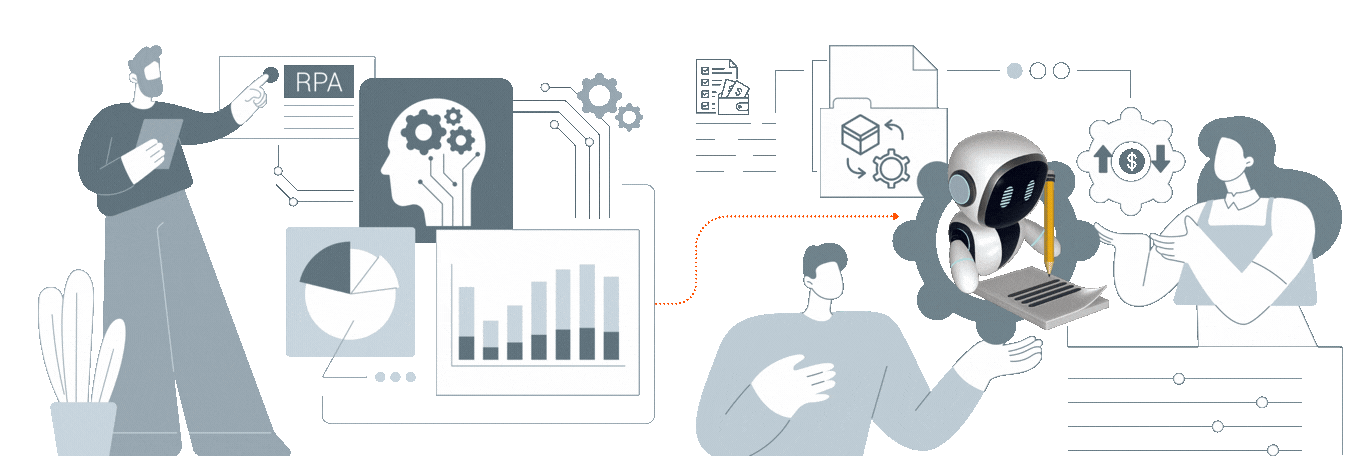 Robotic Process Automation (RPA) Diagram